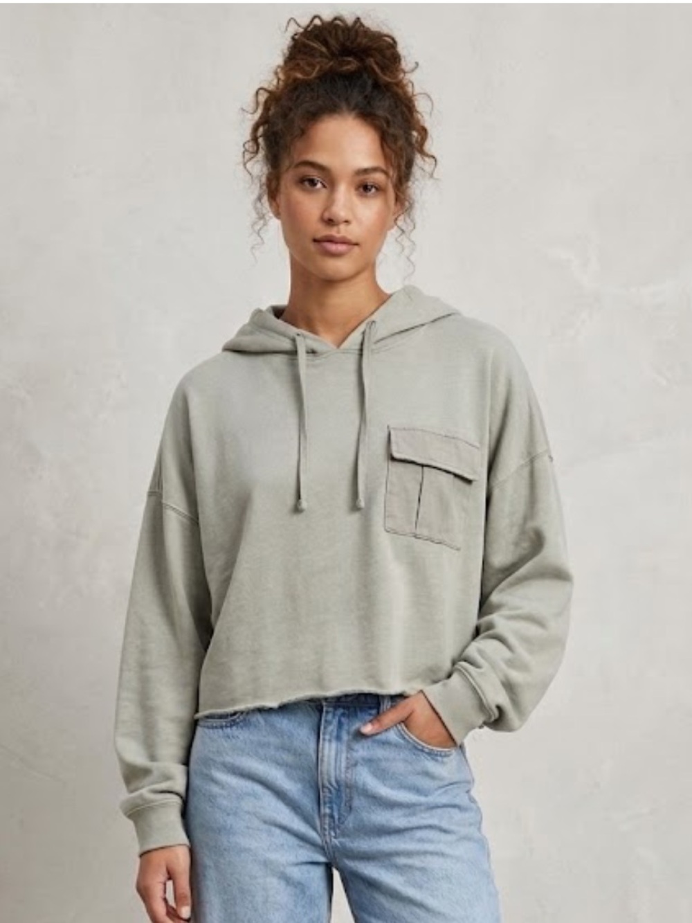 American Eagle Outfitters Olive Hoodie